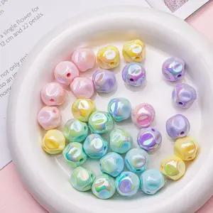 솜사탕 비즈 재료 만들기 키링 팔찌 공예 부자재/놀이/목걸이/컬러/구슬/팔지/장식/데코/유아/아동