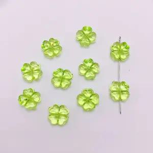 크리스탈 네잎클로버 구슬 비즈 공예 재료/어린이/놀이/팔찌/만들기/목걸이/컬러/팔지/장식/데코/유아/아동