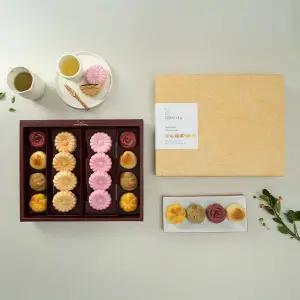 [NS홈쇼핑][화과방] 더담아 생과자 나눔 선물세트(16개입) + 쇼핑백[34603799]