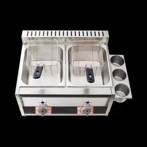 소형 가스튀김기 감자 냄비 분식 베리 꼬치 튀김기