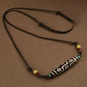 합격 불교 염주 티벳 목걸이 재물운 구안천주 티벳천주 단주 행운 구슬 배 로프 소원 소형