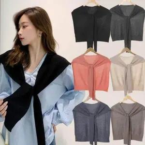 어깨 YM81RH77 포인트 숄 가디건 트렌디 셔츠 티셔츠 소프트