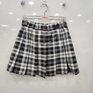 애플핑크 HC07 체인 장식 체크  플리츠 스커트 체인 장식 체크  플리츠 스커트 APT0U1
