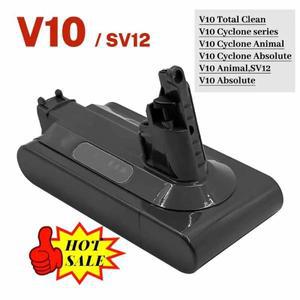 2025 다이슨 호환 V10 용 12800mAh 25.2V 배터리 SV12 절대 동물 리튬 이온 진공 청소기 충전식