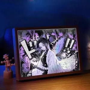 블루바구니 귀멸의 칼날 시노부 무드등 감성 조명 침대등 인테리어