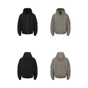 [앤드지](타임스퀘어점패션관) ANDZ 후드 탈부착 MA-1 스타일 블루종 점퍼 BZSG1JPS1202