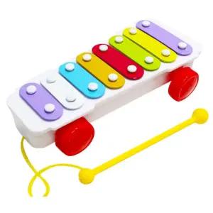 바퀴달린 실로폰 리듬 8음계 어린이 악기 연주 장난감 창의력 출산 선물 그룹 게임