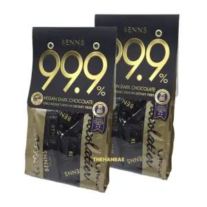 카카오99.9% 벤스 비건 다크 초콜릿 138g 2봉지