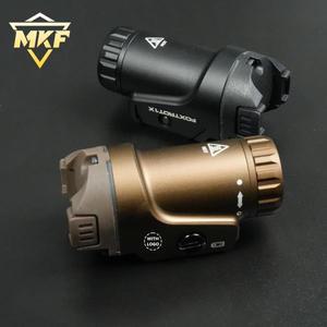 폭스트롯 X1 800루멘 메탈 플래시라이트 전술용 고출력 미니 LED G17 19용 21mm 레일 장착 가능