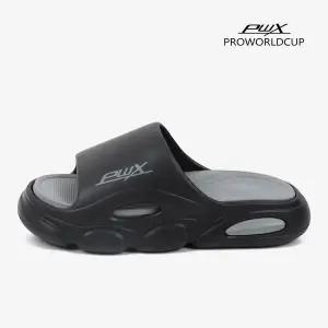 [하프클럽/]PWX 클라우드 슬리퍼 쿠션 키높이EVA 슬리퍼 남여공용 블랙