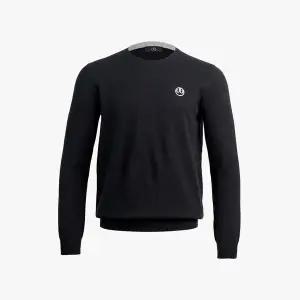 [하프클럽/] 골프 남성 크루넥 니트 DM57KP31BK