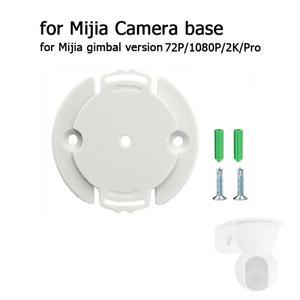 Xiaomi 2K Pro 천장 고정 패스너 버클 ABS 벽 모니터링 지원을위한 라운드 보안 카메라 마운트 브래킷베이