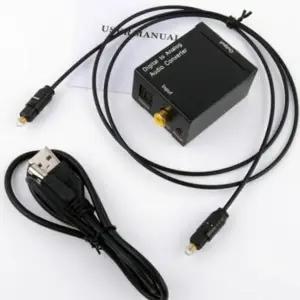 컨버터 디지털RCA컨버터 광입력오디오컨버터 동축입력변환기 RCA전환