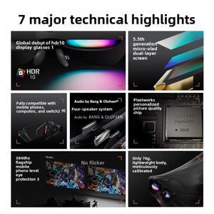 카메라용 지향성 마이크TCL 레이네오 에어 4 AR 글래스 개인 영화관, 휴대폰 컴퓨터 게임기용 최초의