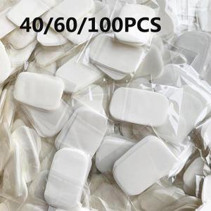 4060100 Pcs 비누 종이 휴대호환 손 세척 슬라이스 시트 목욕 여행 향기로운 거품 깨끗한 정제