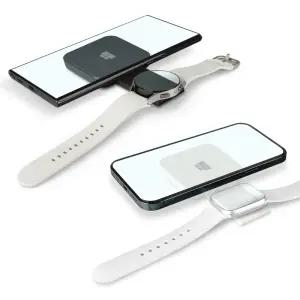 휴대용 2in1 마그넷 무선 충전기 애플워치 갤럭시 아이폰 고속15W충전 맥세이프지원