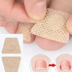 발톱보호 접착패치 25매 투명밴드 페디큐어 고정테이프 손상방지 네일아트 발톱스티커