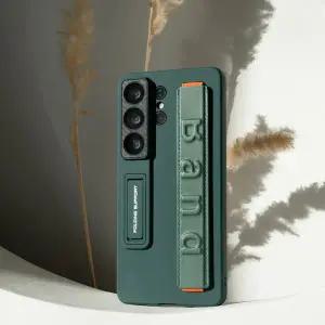 갤럭시 S26울트라 슬림 스탠드 핸드 스트랩 케이스