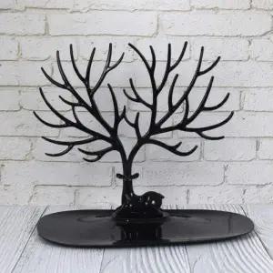 [셀러에이드]블랙 반지 목걸이 거치걸이 악세사리 정리대 스탠드