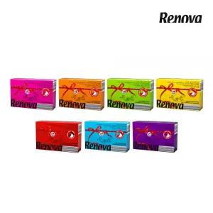 레노바 포켓 티슈 여행용 휴대용 컬러티슈 7컬러 3겹 6팩 MNA