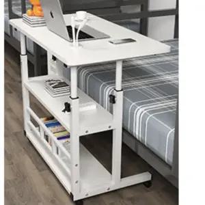 사이드 테이블 보조 책상 작업대 바퀴 이동 넓은 상판 면적 침대 소파