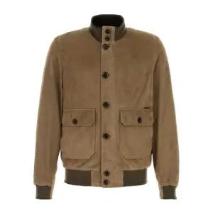 스웨이드 카를로스 봄버 재킷 CARLOSUR VISONE