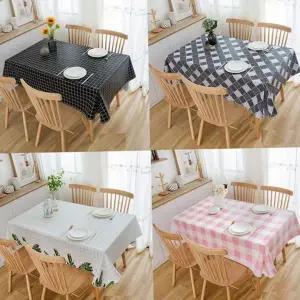 테이블 식탁보 레인보우 북유럽 6인용 방수 식탁보 주방 파티 식탁 매트보