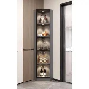 위스키진열장 코너장식장 원목 양주 진열대