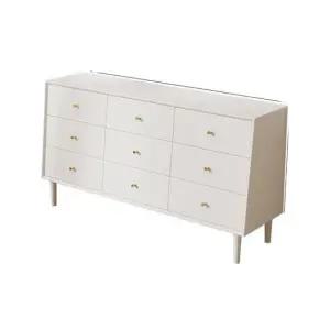 와이드서랍장 원목 옷 수납장 안방 A. 체리우드 6단 완제품 테이블다리수동조립필요