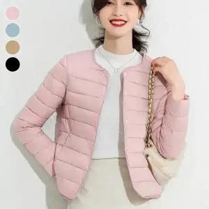[셀러허브]여성 투웨이넥 경량 패딩자켓 EL-1003438 (S41245299)
