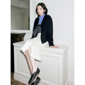 [ZOOC](타임스퀘어점패션관)[주크] 니트 트리밍 핸드메이드 코트 Z254MSG507