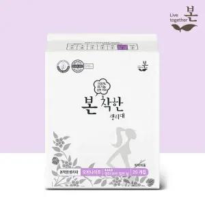 유기농본 착한 유기농 생리대 오버나이트 20P, 1팩