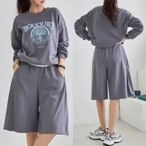 [나크21] (55~99) 맨투맨+버뮤다팬츠 상하세트 KO51-SET-02