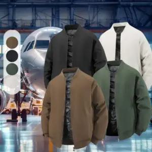 남성 겨울 간절기 항공점퍼 작업복 아우터 캐주얼 야상 점퍼 블루종