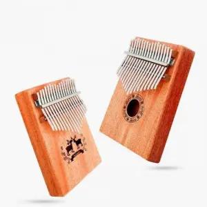 칼림바 손가락 엄지 피아노 휴대용 미니 악기 헤드 카림바 게코 네코즈 루아우 입문용