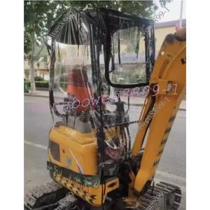 얀마 15/17/20/25/27/35 미니 굴삭기 차량용 따뜻한 차양 PVC 방풍 커버