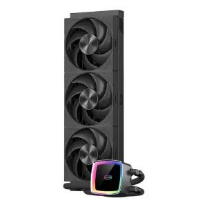 PCCOOLER 액체 CPU 쿨러 360mm 듀얼 챔버 펌프 ARGB 디스플레이 PWM 팬 고효율 콜드 플레이트 누수 방지