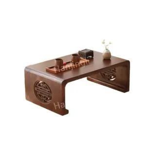 거실 커피 낮은 오동나무 좌식 티테이블 찻상 미니테이 인테리어 홈카페 베란다 탁자 원목