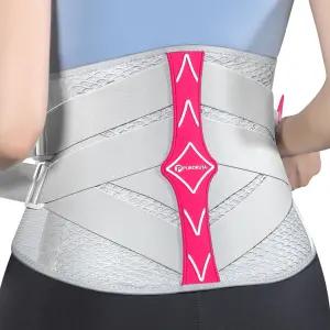 넓은 합금 스테이를 가진 허리 여성을 위한 PUROKUTA 보조기 요추 패드를 여성 및 남성을 조절 가능한 지지