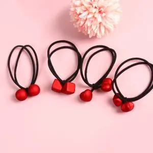 해피트리 레드데코 머리끈 헤어밴드 RLj8+1KBZ