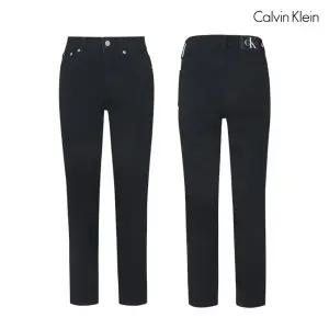 [캘빈클라인]여성 블랙 슬림 스트레이트핏 약기모 데님팬츠 J218921-1BY