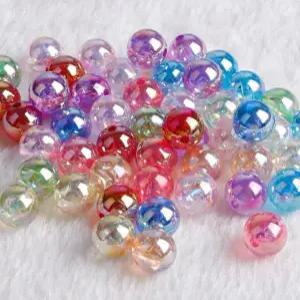 컬러볼 믹스 비즈 재료 만들기 키링 팔찌 악세사리 공예 부자재 끈갈피 DIY 거꾸 빗꾸 볼꾸