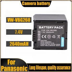 파나소닉 HDC-HS200 HS100 SD9 TM20 VBG130 VBG070용 VW-VBG260 배터리