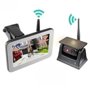 태양광 후방 카메라 화물차 무선 캠핑카 트럭 모니터 블랙박스 비디오 중장비 세트 크레인