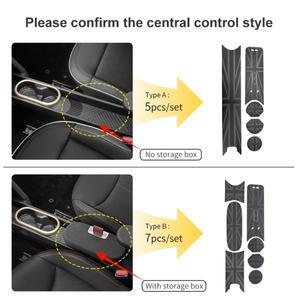 호환 미니 쿠퍼 E/SE J01 EV J05 에이스맨용 차량 도어 홈 매트 슬롯 컵홀더 패드 논슬립 장식 자동차 액세