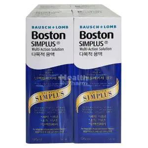 바슈롬 보스톤 심플러스(다목적용액) 120ml 6개/RGP하드렌즈/세척액/식염수/하드렌즈보존액/바슈롬