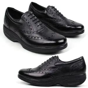 M4794 남성구두 천연가죽 남성화 쿠션 6cm 워킹 남성 신사화 화 구두 천연가죽