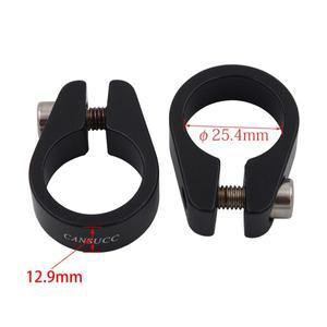 자전거 시트 포스트 클램프 25.4mm  녹 방지 합금 휴대용 호환 산악 BMX 악세사리