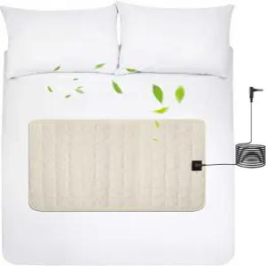 침대용 MINPWNP 접지 매트 23.6 x34.2 스트레스 해소 및 수면 개선을 위한 은섬유로 접지된 면 패드