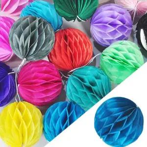 홈파티 홈파티용품 5개 홈파티소품 파티 6cm 페이퍼 장식 할로윈파티소품 할로윈파티장식 블루